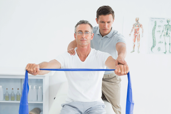 Prescribed shoulder exercises assist rehabilitation